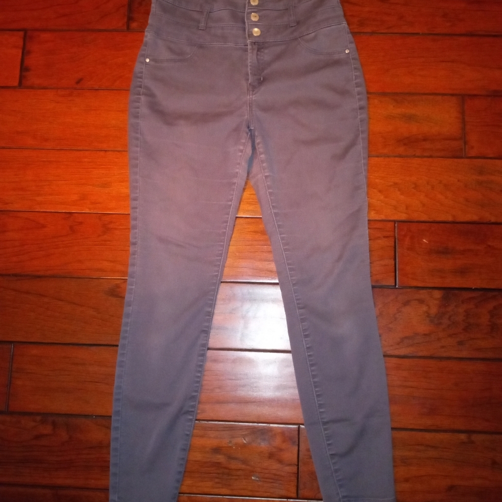 Refuge Gray Skinny Leg Pant 8